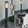 Borne lumineuse Tunes Anthracite, 1 lumière