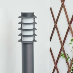 Borne lumineuse Tunes Anthracite, 1 lumière