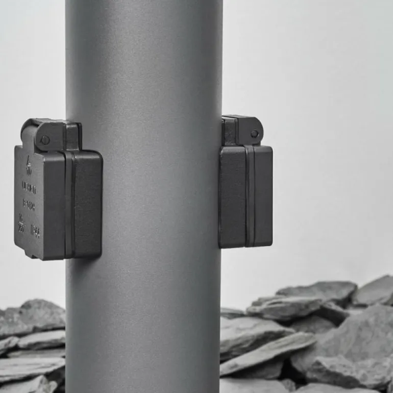 Borne lumineuse Tunes Anthracite, 1 lumière