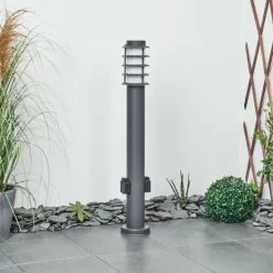 Borne lumineuse Tunes Anthracite, 1 lumière
