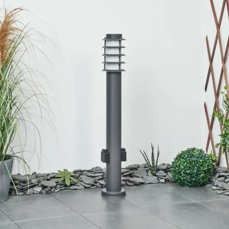 Borne lumineuse Tunes Anthracite, 1 lumière