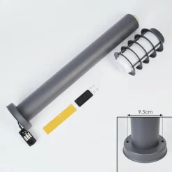 Borne lumineuse Tunes Anthracite, 1 lumière