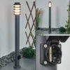 Borne lumineuse Tunes Anthracite, 1 lumière