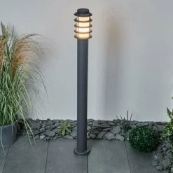 Borne lumineuse Tunes Anthracite, 1 lumière