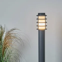 Borne lumineuse Tunes Anthracite, 1 lumière