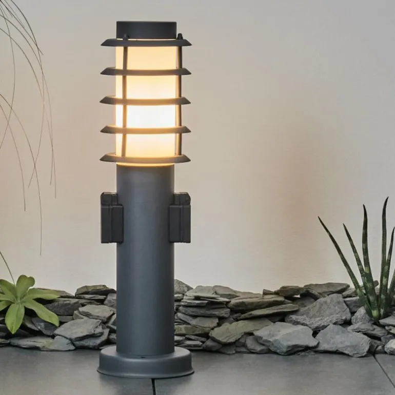 Borne lumineuse Tunes Anthracite, 1 lumière