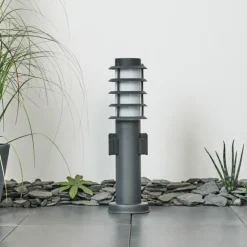 Borne lumineuse Tunes Anthracite, 1 lumière