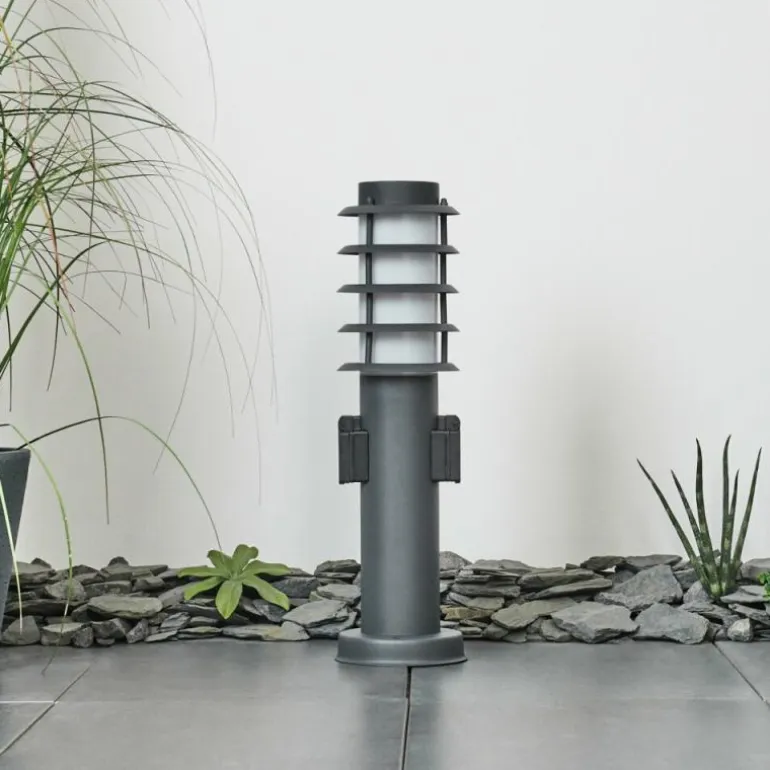 Borne lumineuse Tunes Anthracite, 1 lumière