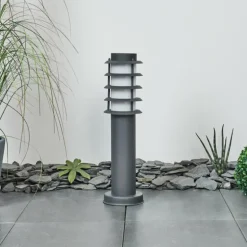 Borne lumineuse Tunes Anthracite, 1 lumière