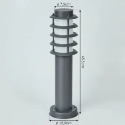 Borne lumineuse Tunes Anthracite, 1 lumière