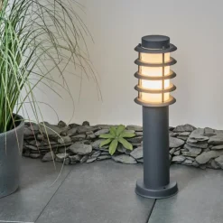 Borne lumineuse Tunes Anthracite, 1 lumière