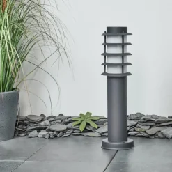 Borne lumineuse Tunes Anthracite, 1 lumière