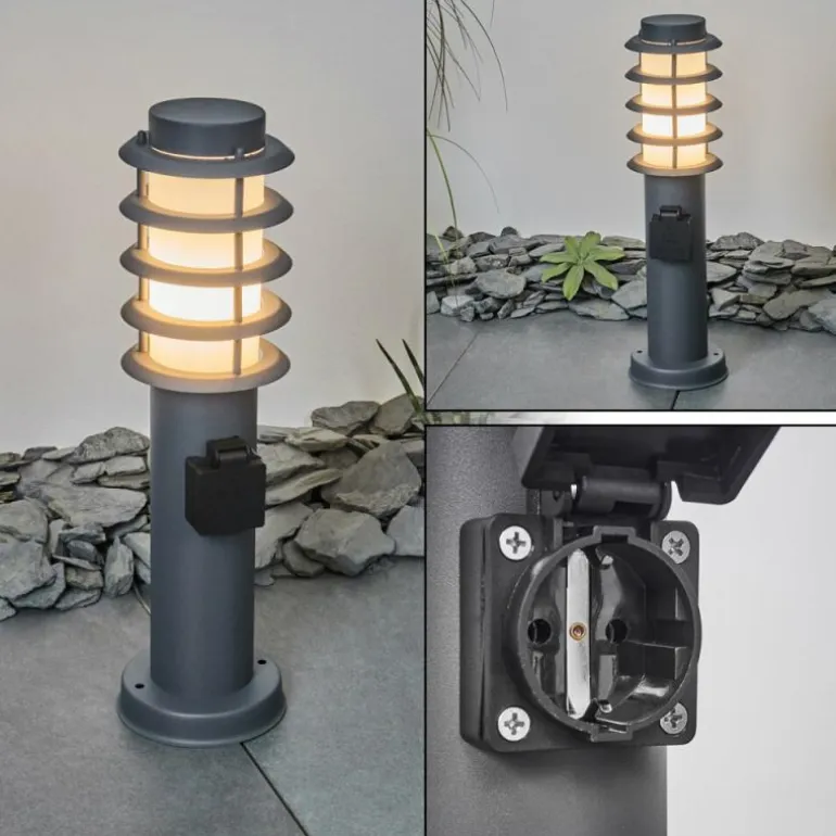 Borne lumineuse Tunes Anthracite, 1 lumière