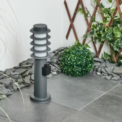 Borne lumineuse Tunes Anthracite, 1 lumière