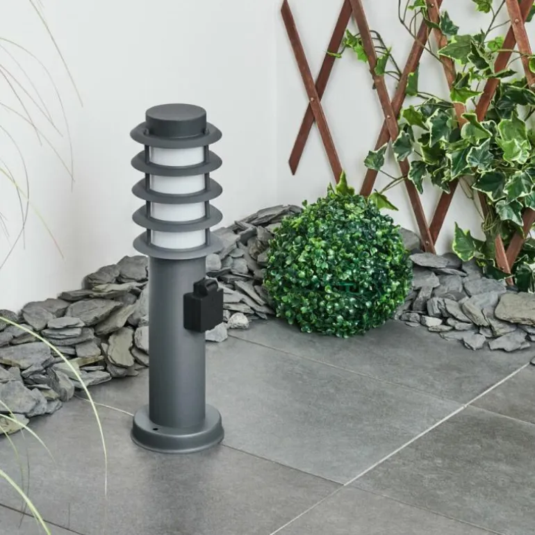 Borne lumineuse Tunes Anthracite, 1 lumière