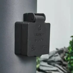Borne lumineuse Tunes Anthracite, 1 lumière
