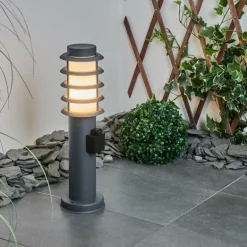 Borne lumineuse Tunes Anthracite, 1 lumière