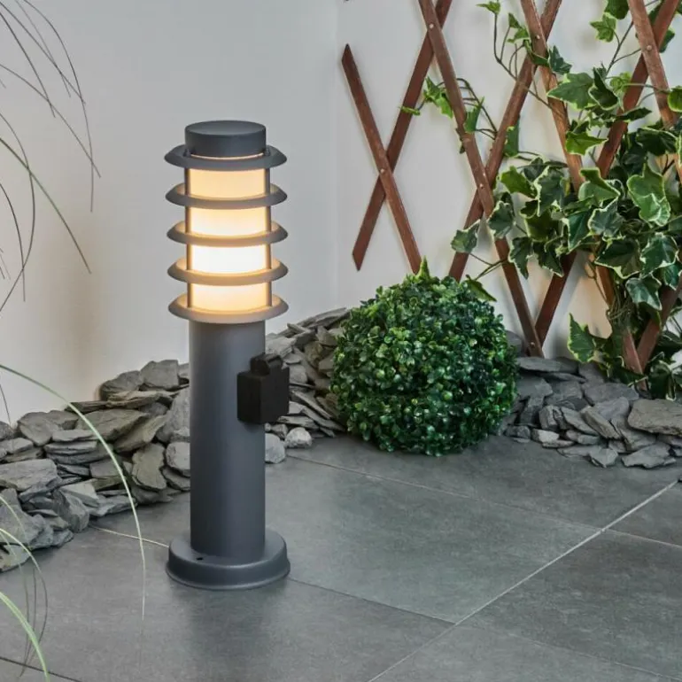 Borne lumineuse Tunes Anthracite, 1 lumière