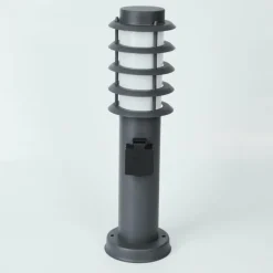 Borne lumineuse Tunes Anthracite, 1 lumière