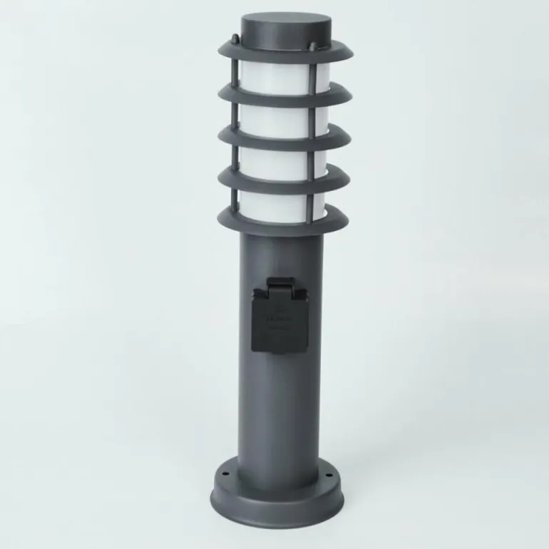 Borne lumineuse Tunes Anthracite, 1 lumière