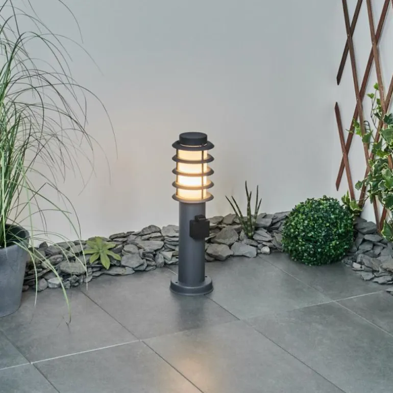 Borne lumineuse Tunes Anthracite, 1 lumière