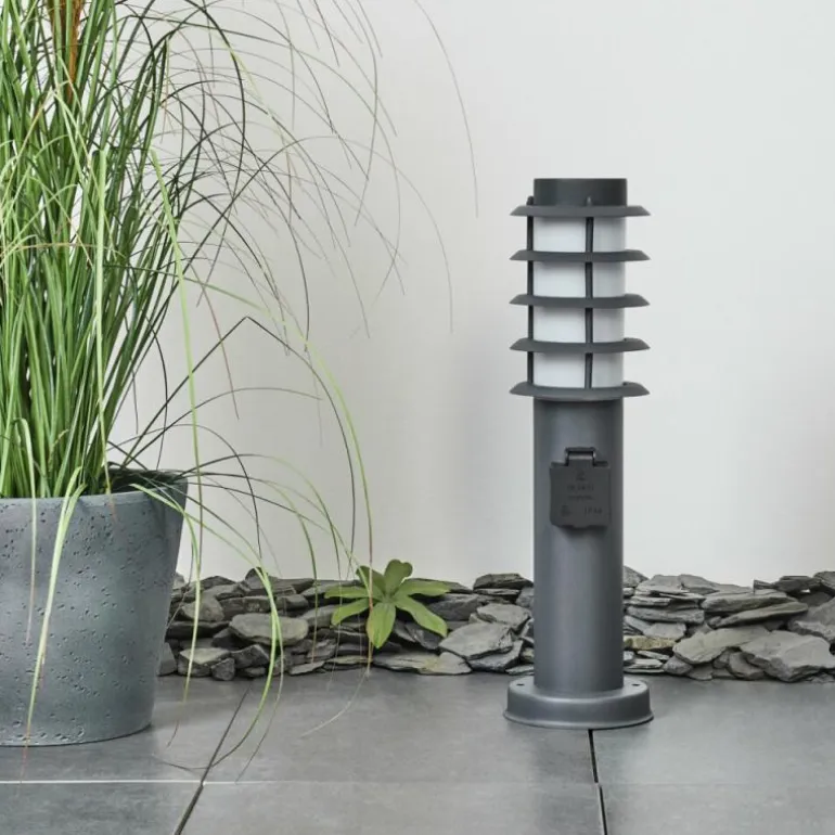 Borne lumineuse Tunes Anthracite, 1 lumière