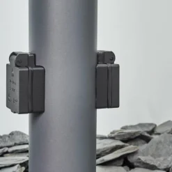 Borne lumineuse Tunes Anthracite, 1 lumière