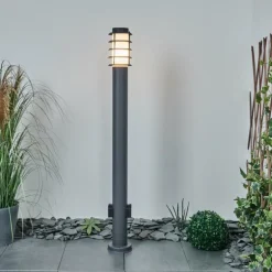Borne lumineuse Tunes Anthracite, 1 lumière