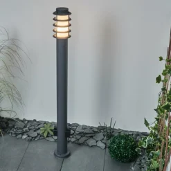 Borne lumineuse Tunes Anthracite, 1 lumière