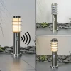 Borne lumineuse Tunes Nickel mat, 1 lumière, Détecteur de mouvement