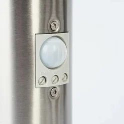 Borne lumineuse Tunes Nickel mat, 1 lumière, Détecteur de mouvement