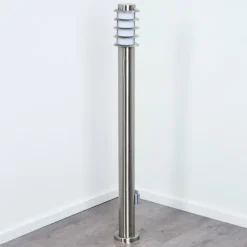 Borne lumineuse Tunes Nickel mat, 1 lumière