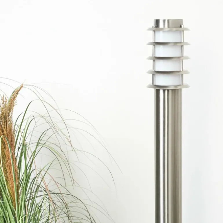 Borne lumineuse Tunes Nickel mat, 1 lumière