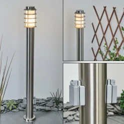 Borne lumineuse Tunes Nickel mat, 1 lumière