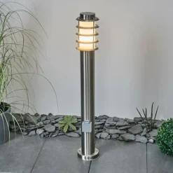 Borne lumineuse Tunes Nickel mat, 1 lumière