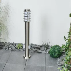 Borne lumineuse Tunes Nickel mat, 1 lumière