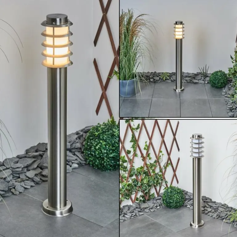 Borne lumineuse Tunes Nickel mat, 1 lumière