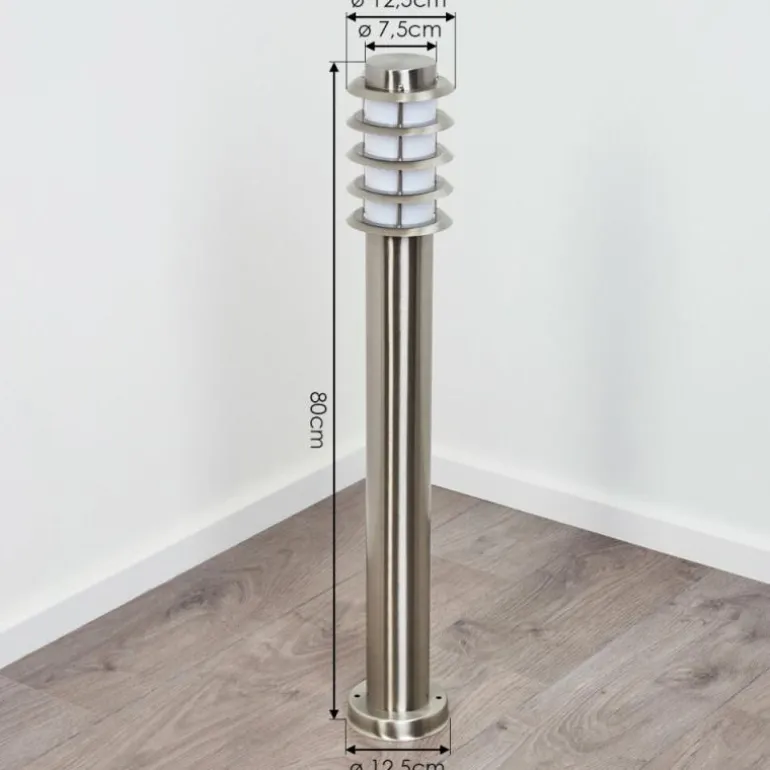 Borne lumineuse Tunes Nickel mat, 1 lumière