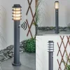Borne lumineuse Tunes Nickel mat, 1 lumière, Détecteur de mouvement