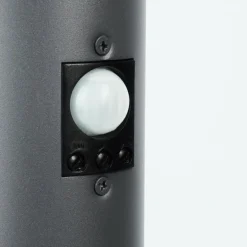 Borne lumineuse Tunes Nickel mat, 1 lumière, Détecteur de mouvement