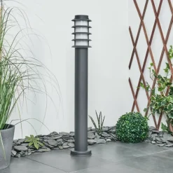 Borne lumineuse Tunes Nickel mat, 1 lumière
