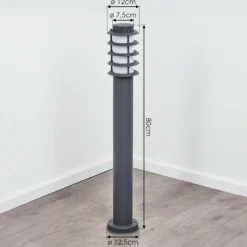 Borne lumineuse Tunes Nickel mat, 1 lumière