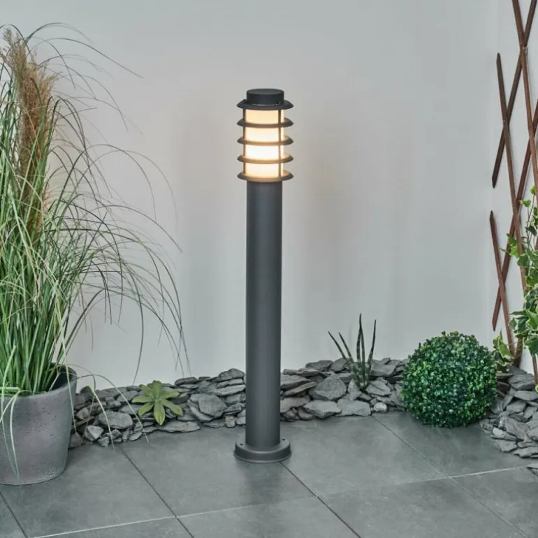 Borne lumineuse Tunes Nickel mat, 1 lumière