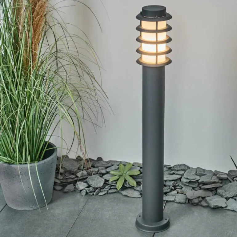 Borne lumineuse Tunes Nickel mat, 1 lumière