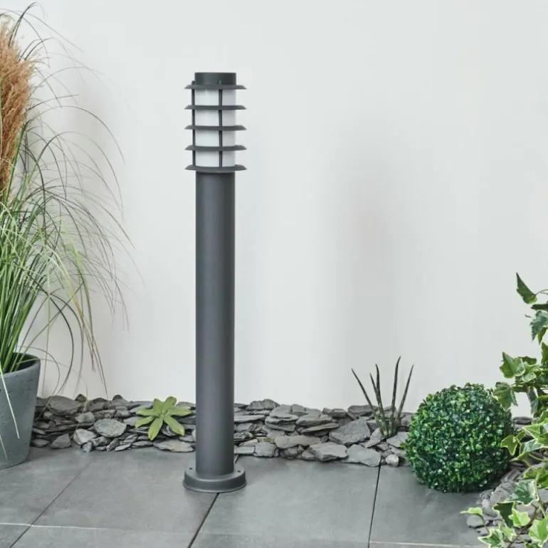 Borne lumineuse Tunes Nickel mat, 1 lumière
