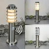 Borne lumineuse Tunes Nickel mat, 1 lumière, Détecteur de mouvement