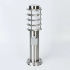 Borne lumineuse Tunes Nickel mat, 1 lumière