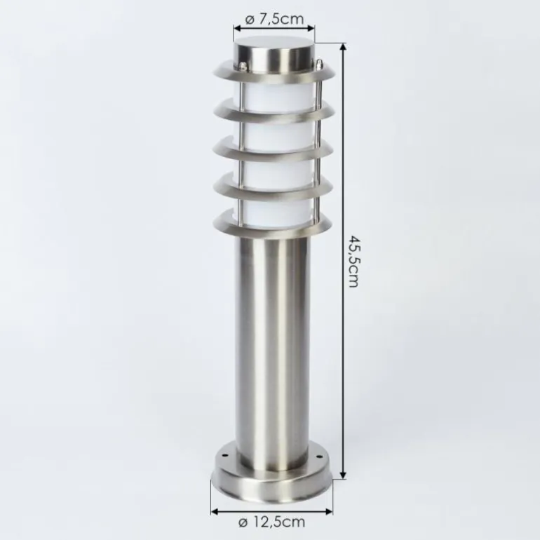 Borne lumineuse Tunes Nickel mat, 1 lumière