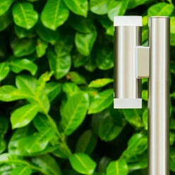 Borne lumineuse Vero Acier inoxydable, 2 lumières