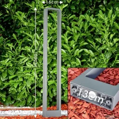 Borne lumineuse Watford LED Anthracite, 1 lumière